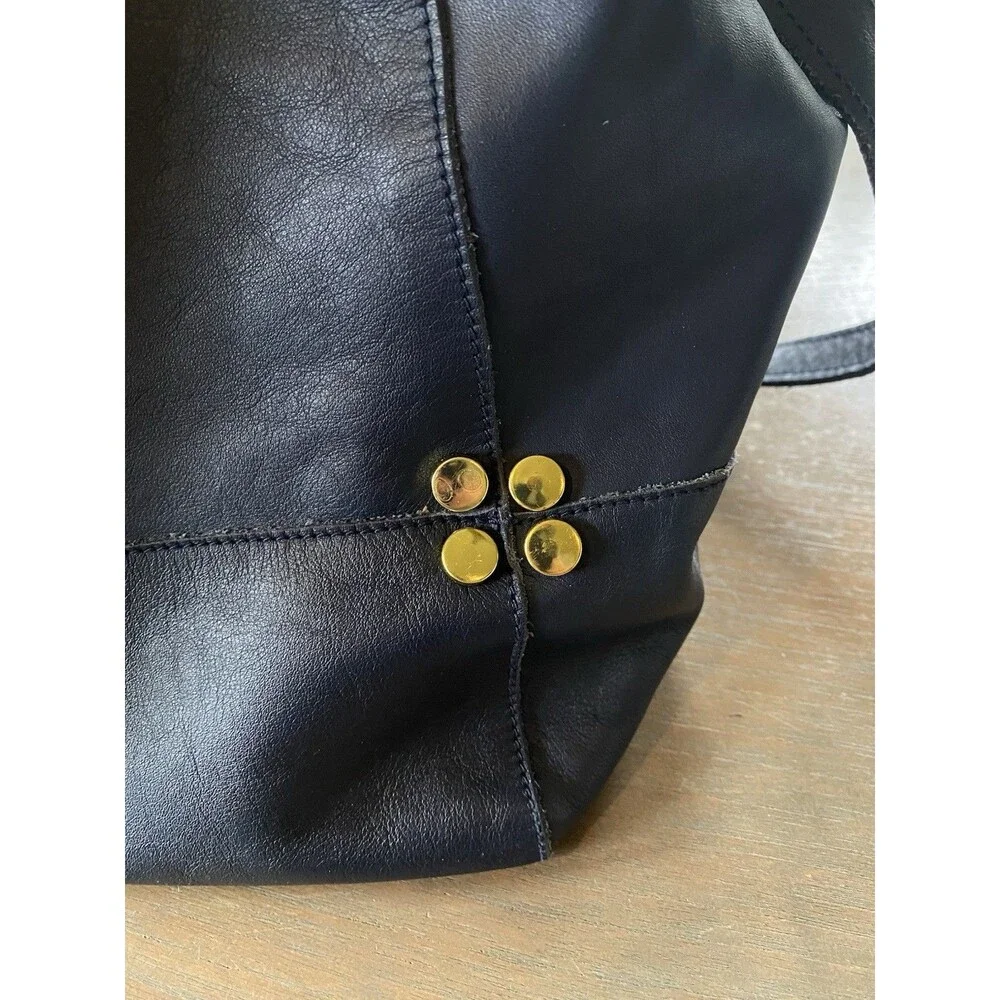 Guanti & Borse Genuine Leather Shoulder Bag Blue Italy La Guantaia Firenze Strap